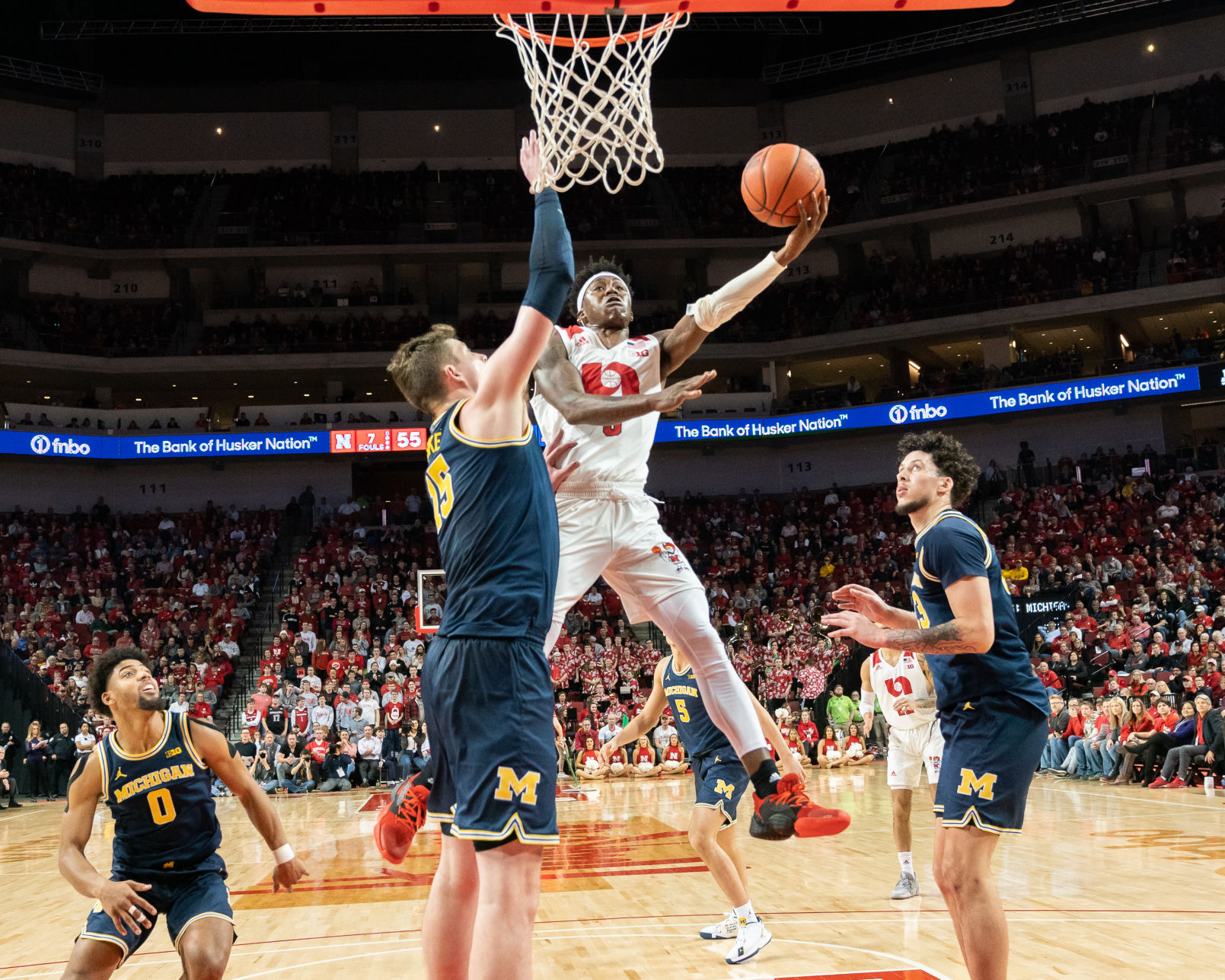 Nebraska Basketball vs. Michigan Photo No. 6
